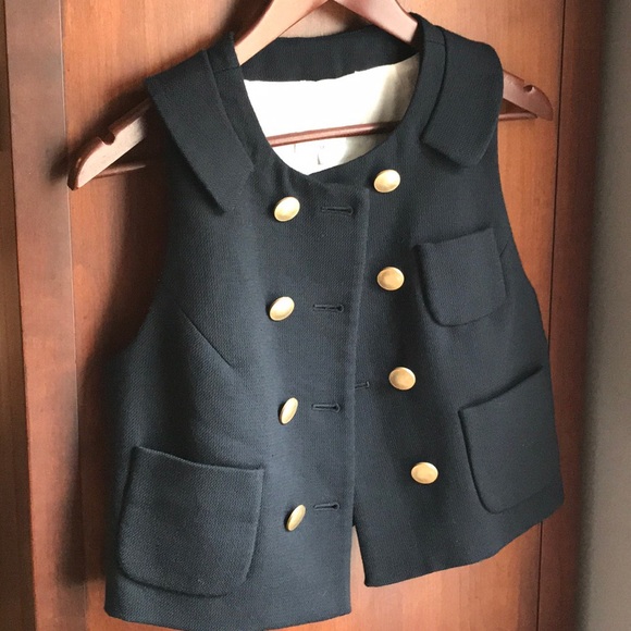 3.1 Phillip Lim Jackets & Blazers - NWOT 3.1 Phillip Lim Navy Cropped Vest